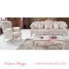 Sofa Ukir Mewah Duco Ivory Emas Silver Sofa Ukir Mewah Duco Ivory Emas Silver