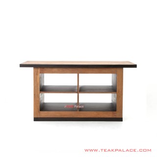 Meja Bar Dapur Minimalis Golden Teak Yasmin
