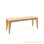 Bangku Taman Minimalis Golden Teak Kajana