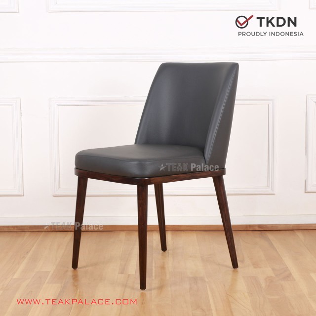 Kursi Makan Modern Cellini Cafe Resto TKDN Dark Grey Kursi Makan Modern Cellini Cafe Resto TKDN Dark Grey