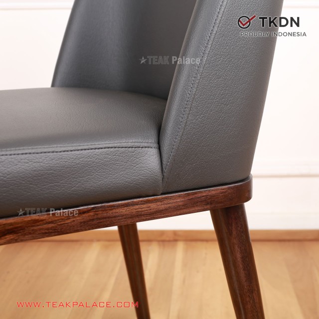 Kursi Makan Modern Cellini Cafe Resto TKDN Dark Grey Kursi Makan Modern Cellini Cafe Resto TKDN Dark Grey