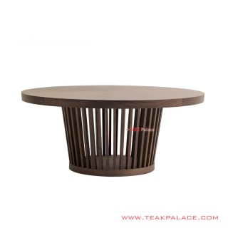 Meja Makan 6 Seater Ogawa Black Walnut