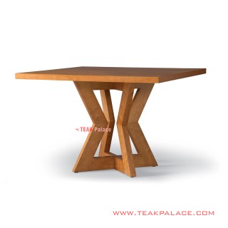 Meja Makan Kayu Jati Minimalist Seri Mondy