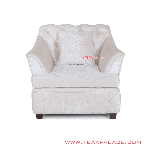 Sofa Modern Single Putih Seri Musi Sofa Modern Single Putih Seri Musi