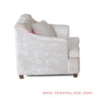 Sofa Modern Single Putih Seri Musi Sofa Modern Single Putih Seri Musi