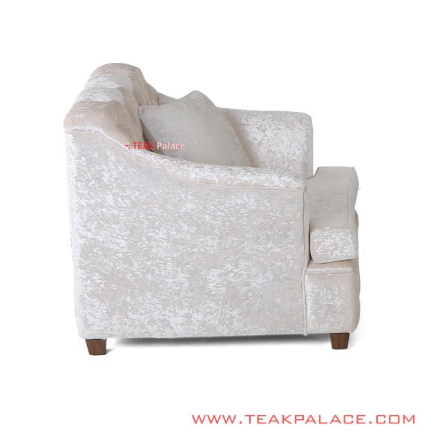 Sofa Modern Single Putih Seri Musi Sofa Modern Single Putih Seri Musi
