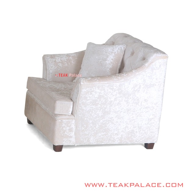 Sofa Modern Single Putih Seri Musi Sofa Modern Single Putih Seri Musi