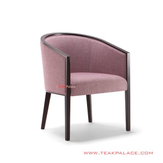 Kursi Minimalis Armchair Borara Pink