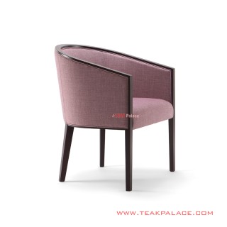 Kursi Minimalis Armchair Borara Pink