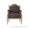 Kursi Sofa Armchair Jati Emas Rivoli Dolphin Seri Nanda