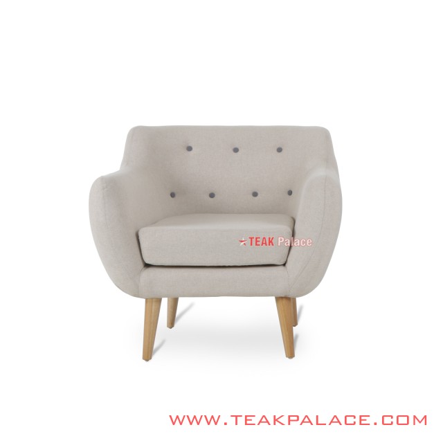 Sofa Retro Dina Single Linen Sofa Retro Dina Single Linen