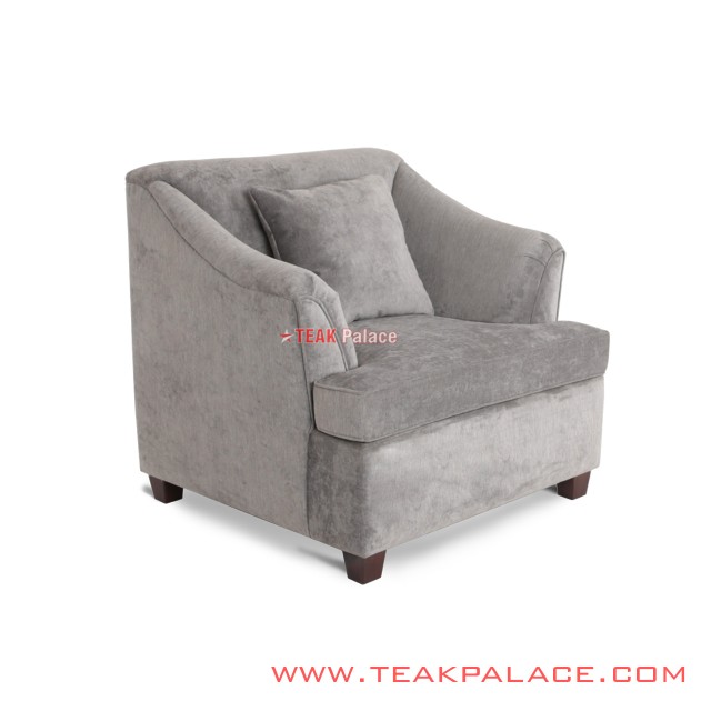 Sofa Minimalis Abu-abu Seri Musi single seater Sofa Minimalis Abu-abu Seri Musi single seater