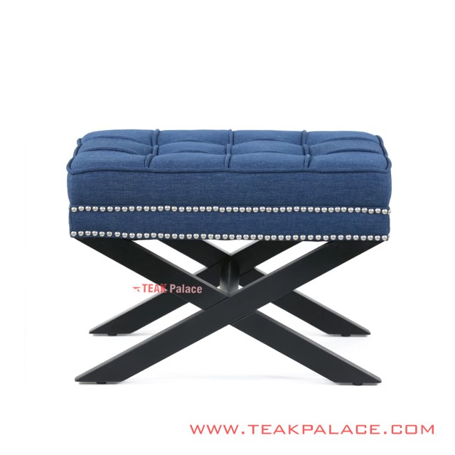 Andriana Stool Jati Minimalis Rivoli Denim Andriana Stool Jati Minimalis Rivoli Denim