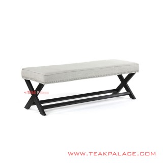 Venico Bench Jati Hitam Minimalis