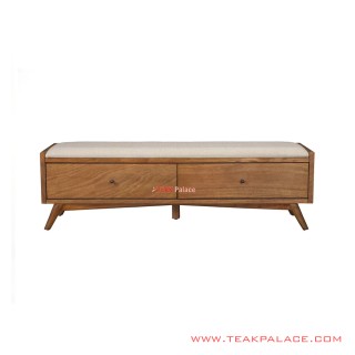 Bangku Doha With Drawer Natural