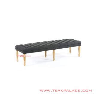 Bangku Black Jati Seri Geisha Minimalis