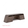 Meja TV Minimalis Imola Untuk TV 100" Kayu Jati Black Walnut