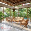 Sofa Ruang Tamu Elegan Minimalis Seri Benoa 321 - Kayu Jati Solid Sofa Ruang Tamu Elegan Minimalis Seri Benoa 321 - Kayu Jati Solid
