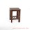 Meja Sudut Black Walnut Seri Bali Minimalis