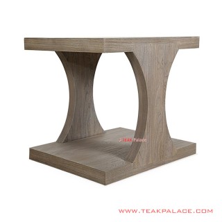 Meja Sudut Minimalis White Wash Akio Jati Meja Sudut Minimalis White Wash Akio Jati