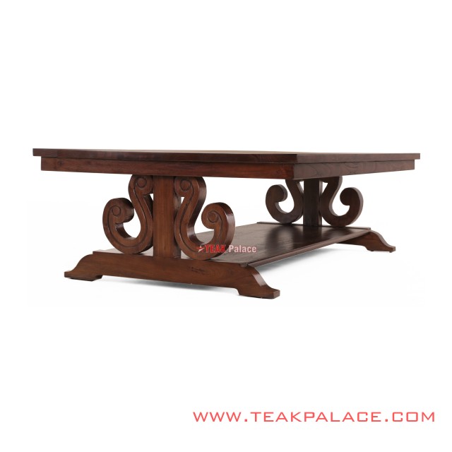 Meja Kayu Jati Minimalis Black Walnut Wilson Meja Kayu Jati Minimalis Black Walnut Wilson