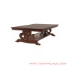 Meja Kayu Jati Minimalis Black Walnut Wilson Meja Kayu Jati Minimalis Black Walnut Wilson