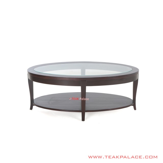 Meja Tamu Jati Top Kaca Ovale Meja Tamu Jati Top Kaca Ovale