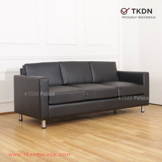 Sofa Milan 3 Dudukan Oscar Hitam TKDN