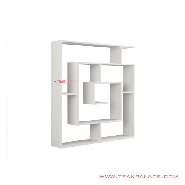 Rak Pajangan Spiral Duco Putih Minimalis