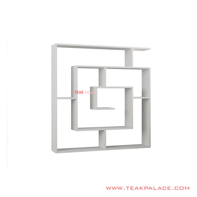 Rak Pajangan Spiral Duco Putih Minimalis
