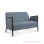 Sofa Mewah Emas 2 Dudukan Cameo Minimalis