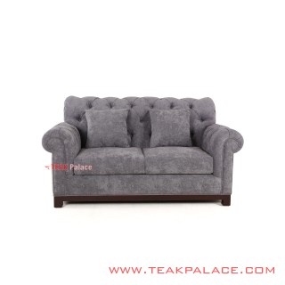Sofa Jati Minimalis Abu-Abu Robinson 2 Dudukan Sofa Jati Minimalis Abu-Abu Robinson 2 Dudukan