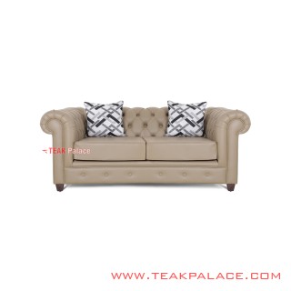 Sofa Chesterfield Kulit 2 Dudukan Sofa Chesterfield Kulit 2 Dudukan