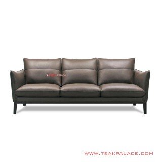 Sofa Leather Ariana Kayu Jati Hitam Sofa Leather Ariana Kayu Jati Hitam