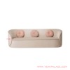 Sofa Amador Unik Minimalis Jati Cream