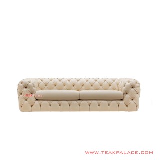 Sofa Farras Mewah Jati Oscar Ivory 3 Seater Sofa Farras Mewah Jati Oscar Ivory 3 Seater