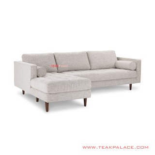 Sofa L Minimalis Sudut Jati Seri Citrani