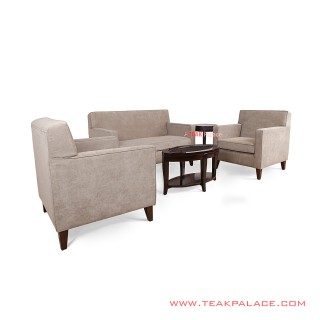 Sofa Tamu Set Minimalis Jati Seri Depok