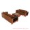 Sofa Jati Minimalis Modern Black Walnut Seri Garis