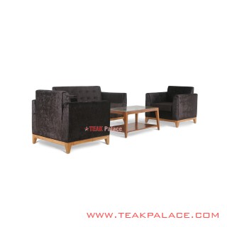 Sofa Set 211 Seri Riau Hitam