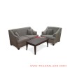 Set Sofa Ruang Tamu Seri Musi 21 Grey Meja Jati Black Walnut Set Sofa Ruang Tamu Seri Musi 21 Grey Meja Jati Black Walnut