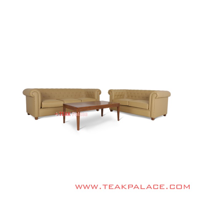 Set Sofa Tamu Minimalis Seri Chesterfield Jati Solid Set Sofa Tamu Minimalis Seri Chesterfield Jati Solid