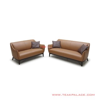 Sofa Set Seri Viana Oscar Brown Minimalis Jati Sofa Set Seri Viana Oscar Brown Minimalis Jati