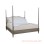 Tempat Tidur Minimalis Kayu Jati Modern Seri Silo
