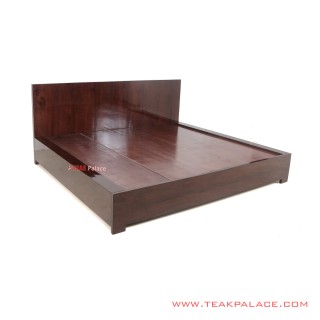 Dipan Lily Kayu Jati Black Walnut Minimalis