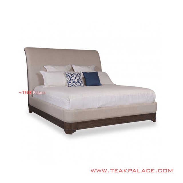 Dipan Jati Klasik Modern Linen Seri Milano Dipan Jati Klasik Modern Linen Seri Milano