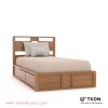 Dipan Laci Kayu Minimalis TKDN Omaha 100x200 Dipan Laci Kayu Minimalis TKDN Omaha 100x200