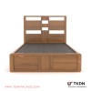 Dipan Laci Kayu Minimalis TKDN Omaha 100x200 Dipan Laci Kayu Minimalis TKDN Omaha 100x200