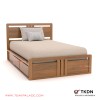 Tempat Tidur Minimalis Single 2 Laci Jati Devana 120 Tempat Tidur Minimalis Single 2 Laci Jati Devana 120