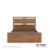 Tempat Tidur Minimalis Single 2 Laci Jati Devana 120 Tempat Tidur Minimalis Single 2 Laci Jati Devana 120